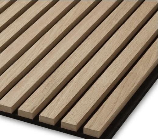 Panneau acoustique en bois pour revêtement intérieur de murs
