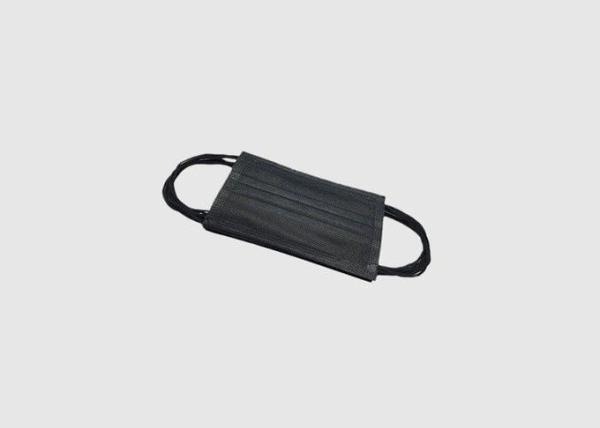 Light Weight Disposable Black Face Mask , Waterproof Disposable Mouth Mask