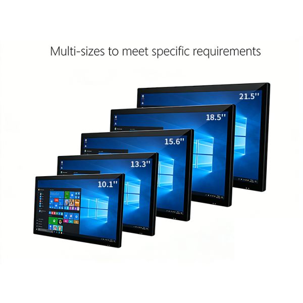New MJK 10.1 15.6 21.5 23.8 Inch Full HD 1920*1080 Customized Capacitive LCD Touch Screen Monitor Business 1-Year Warranty Black