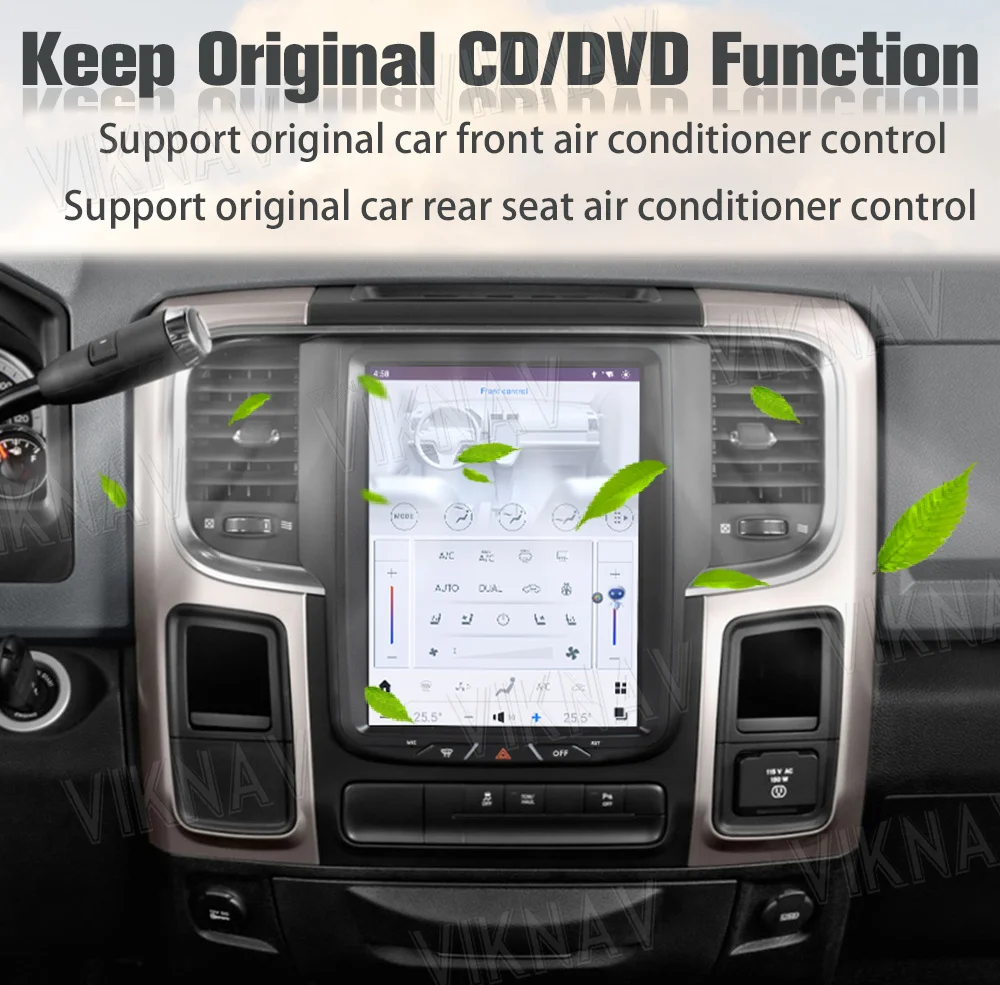 10.5 дюймовый сенсорный экран 8 ядра Android автомобильное радио для Dodge Ram 1500 2013-2018 Главный блок