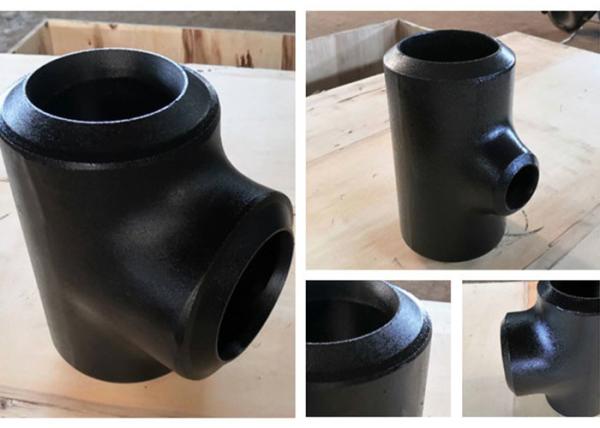 Asme B16.9 Carbon Steel Pipe Fitting Seamless Straight Reducing Tee Sch40 Dn50 Astm A234 Wpb Butt Weld