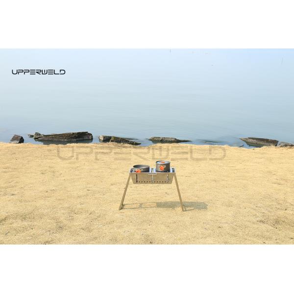 Чистая отделка Портативный барбекю на открытом воздухе гриль складной нержавеющей стали бездымный гриль