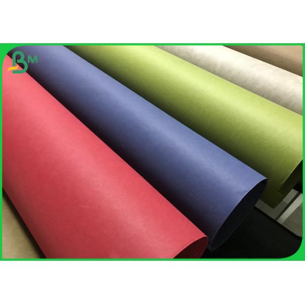 Ширина крена 1.5m цвета 0.55mm толстая Washable Kraft тканевого материала полная бумажная