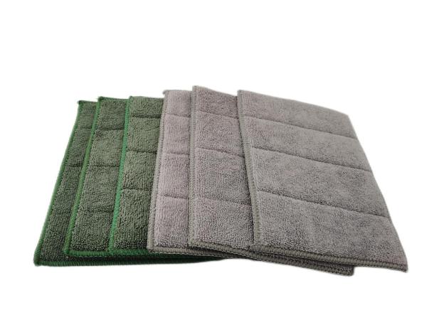 Almofadas de polonês de lustro de limpeza absorventes de panos do banheiro de Microfibre para o prato da cozinha