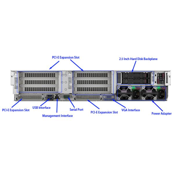 HPE HP Proliant DL380 Gen9 Компьютерная система Intel Xeon E5 G9 DL380 Использованный обновленный сервер 2U Rack