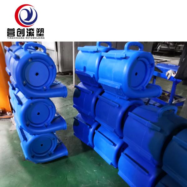 CC-3A-2000 Rotary Carousel Rotomolder, Three Station Synchronous Production Plastic Rotational Molding Equipment