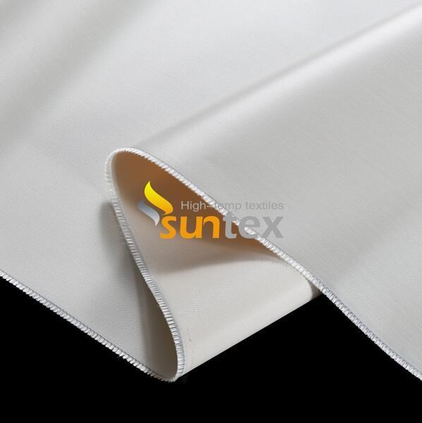 Fire Resistant Fireproof Fabric Roll Cloth PU Coated Fiberglass Fabric for Fire Blanket Material Blind Cutting Welding