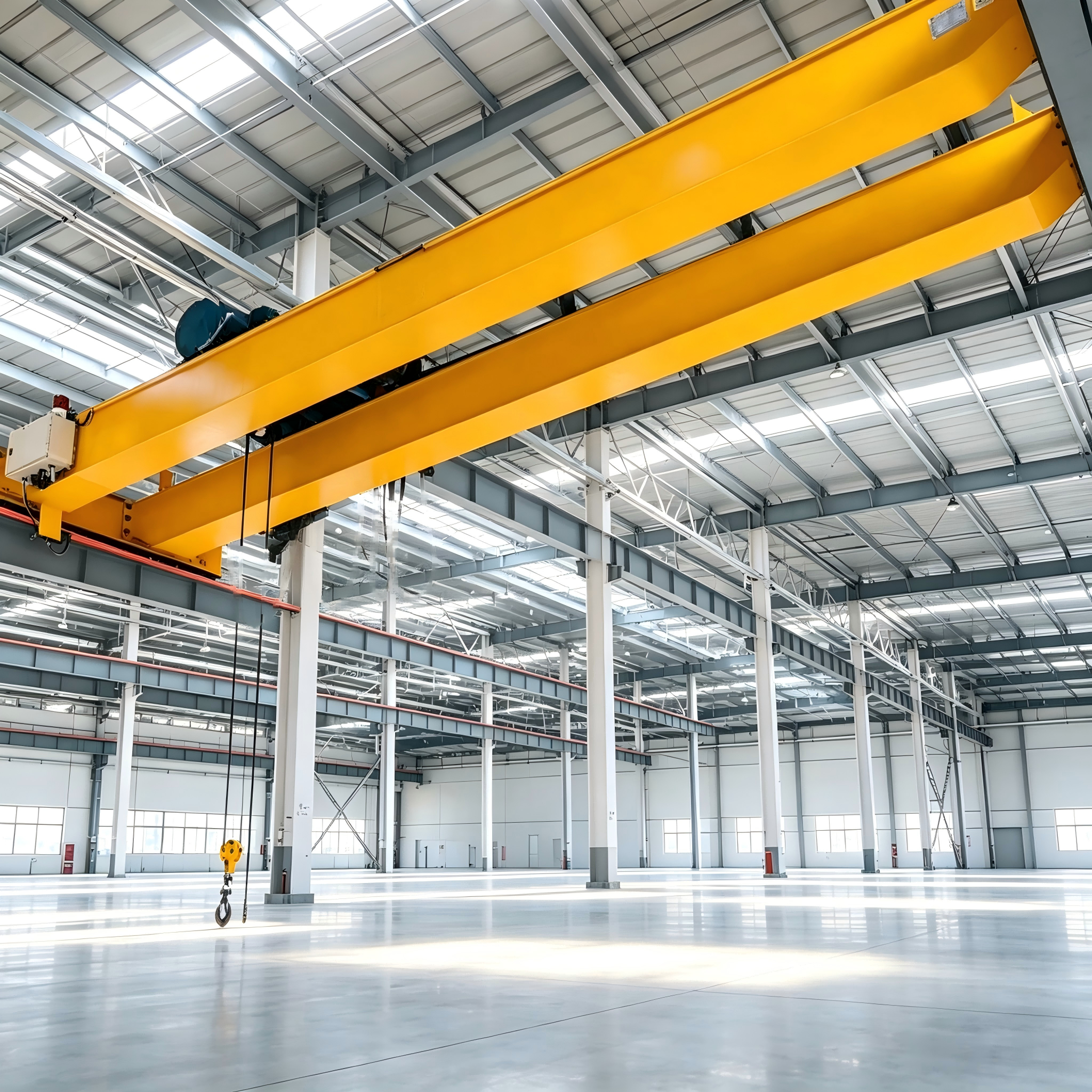 Double Girder Overhead Crane High Stability Heavy Duty Lifting Equipment for Industrial Workshop and Foundry
