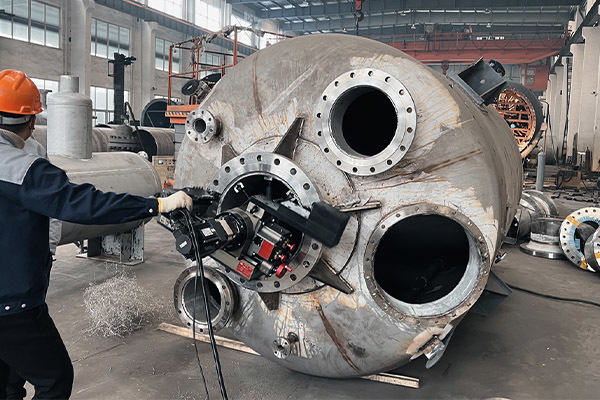 FI40 Portable Flange Facer with 2.2 Hp Power for Precision Machining and Modular Design