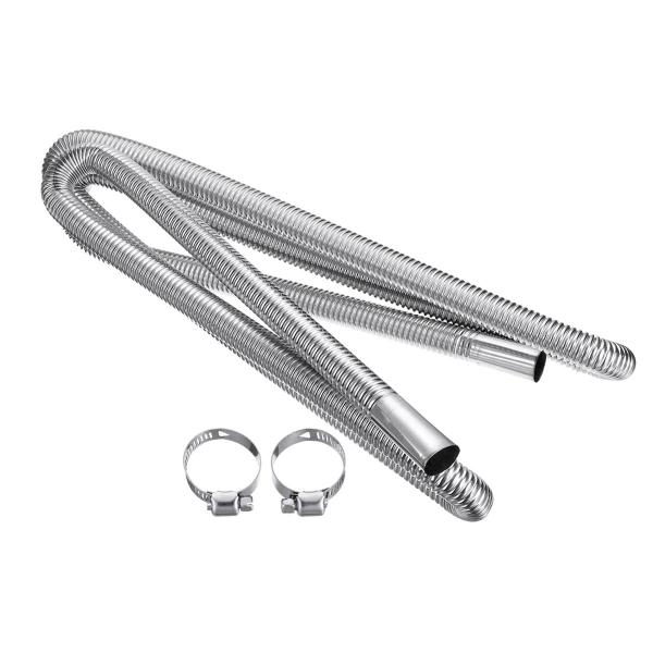25mm Diameter 300cm Long Air Parking Heater Ducting Exhaust Pipe Hose Tube Muffler Silencer