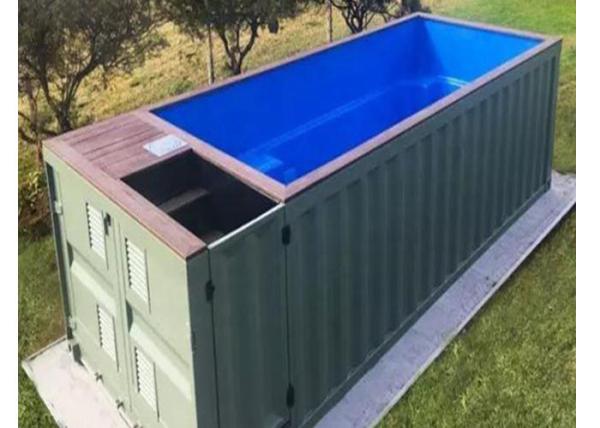 Topshaw AU Standard 20ft 40ft Modern Pool Container Shipping Container Swimming Pool for sale