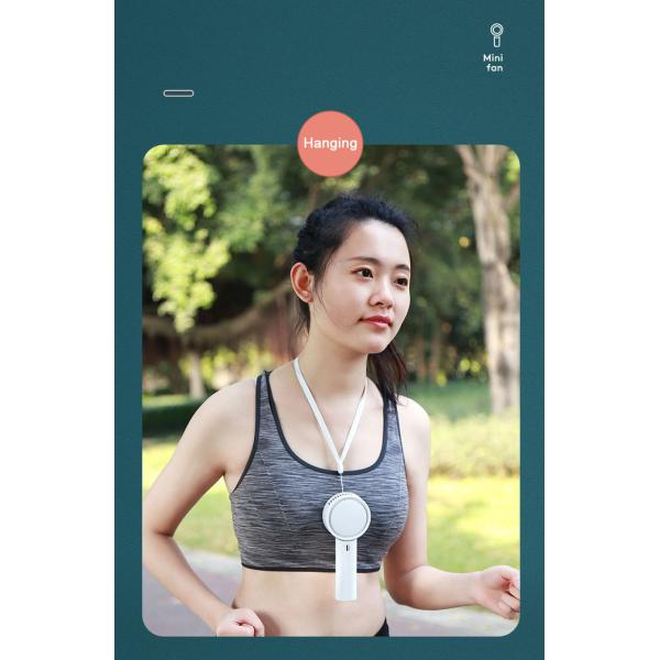 Bladeless портативное вращение 180 градусов вентилятора 10hours USB Handheld на открытом воздухе охлаждая