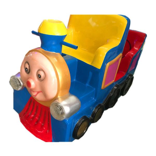 Durable Fiber Glass Kiddie Ride Machines Tomas Train 2 Rides / Amusement Park Machines
