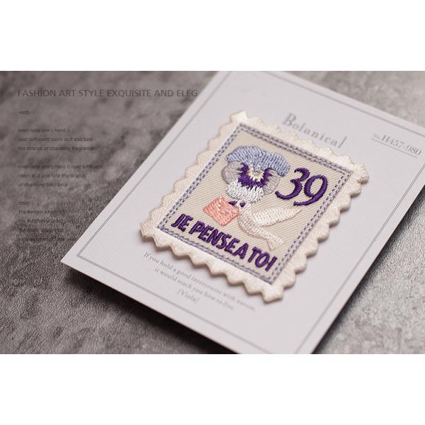 Custom Garden Iron-On Patches Pansies Artwork Reusable Send-Your-Design Option for DIY Garden-Inspired Crafts