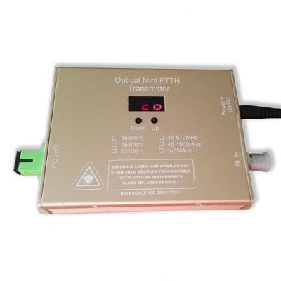 Tipo coaxial compacto do laser do transmissor DFB da fibra ótica da estrutura 1310/1550nm