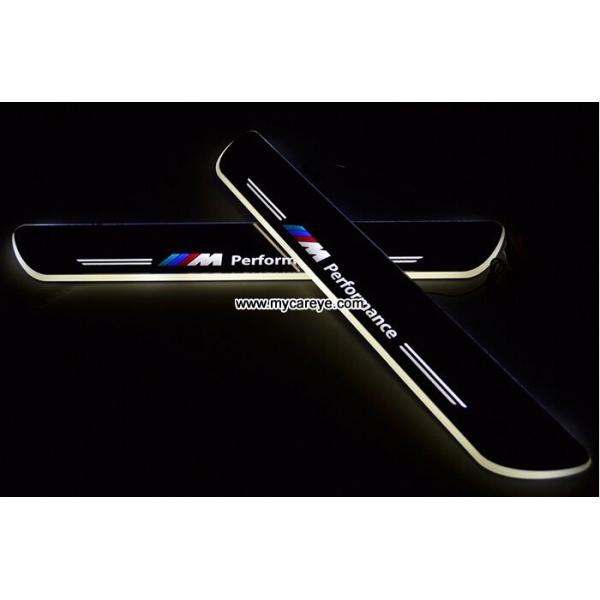 BMW X3 Car accessory stainless steel scuff plate door sill plate lights