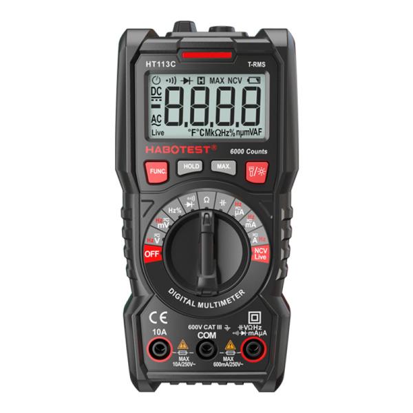 Handheld Digital Multimeter Smart TRMS 6000 Count NCV LIve Wire Frequency