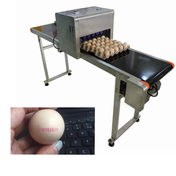 12V Industrial Safety Edible Ink Food Inkjet Printer For Different Size Eggs