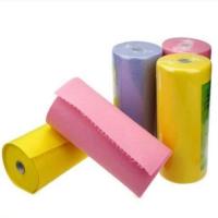 pano sem fiapos do perfurador não tecido da agulha de pano de limpeza 150gsm com cores