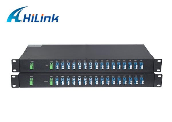 Único Calibre de diâmetro de fios atérmico da fibra C21-C60 40CH DWDM Mux Demux AAWG DWDM