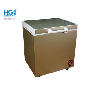 Замораживатель Gonidea 5.3cf на открытом воздухе коммерчески солнечный CFC 150 литров свободный со светом приведенным