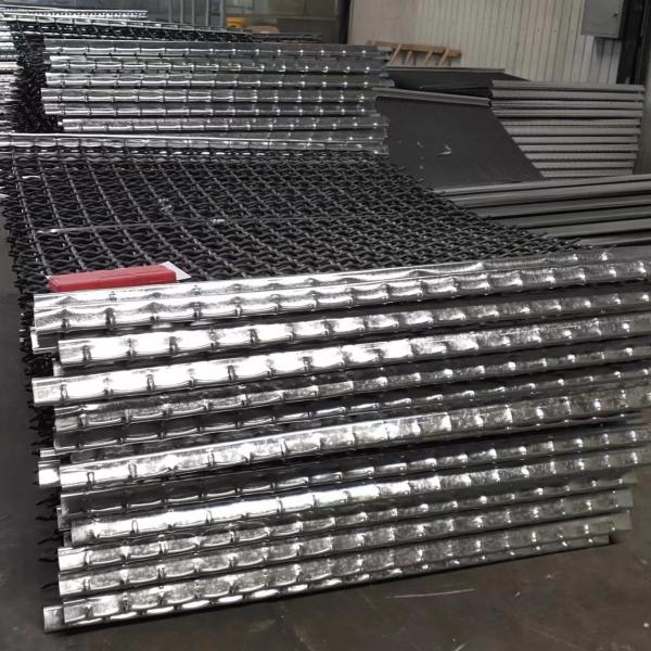 65mn Quarry Vibrating Screen Mesh 160mm Opening