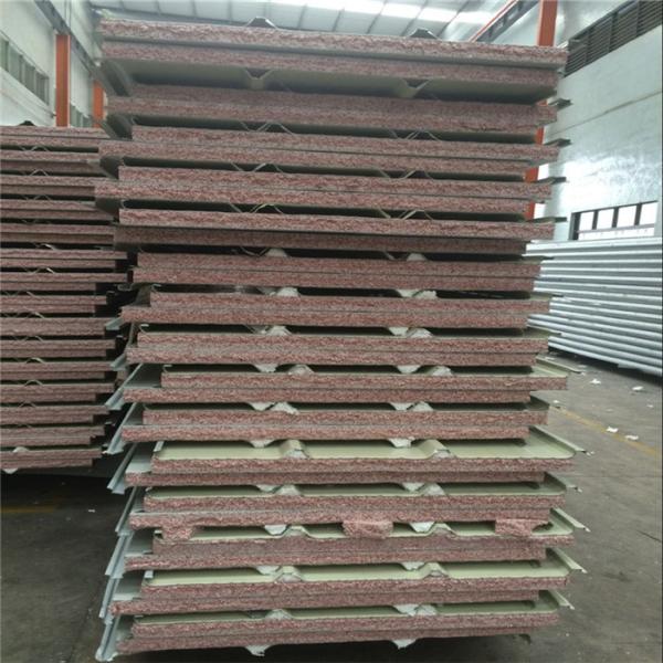 50mm light weight thermosetting polystyrene sandwich roof sheet panel for camp