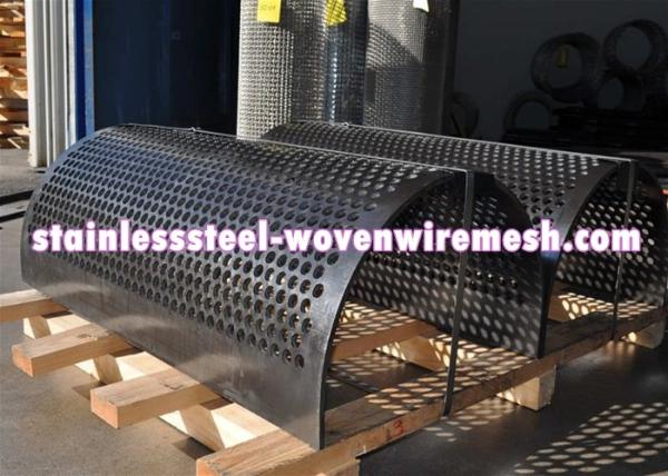Stainless Steel Perforated Metal Sheet Round Hole High Temperature Oxidation Resistance