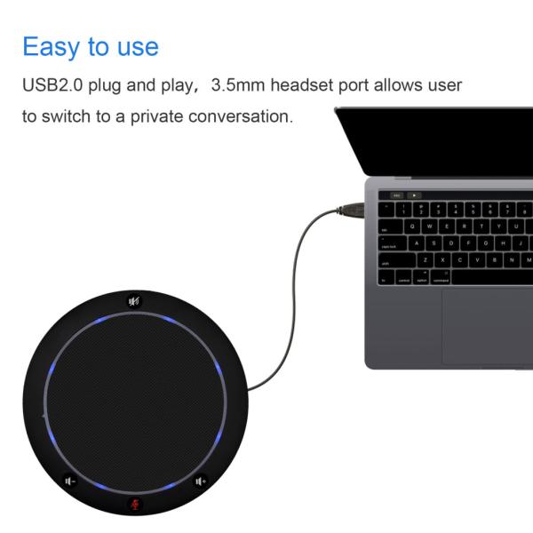 USB2.0 Tongveo Conference Call Speaker And Microphone For Computer