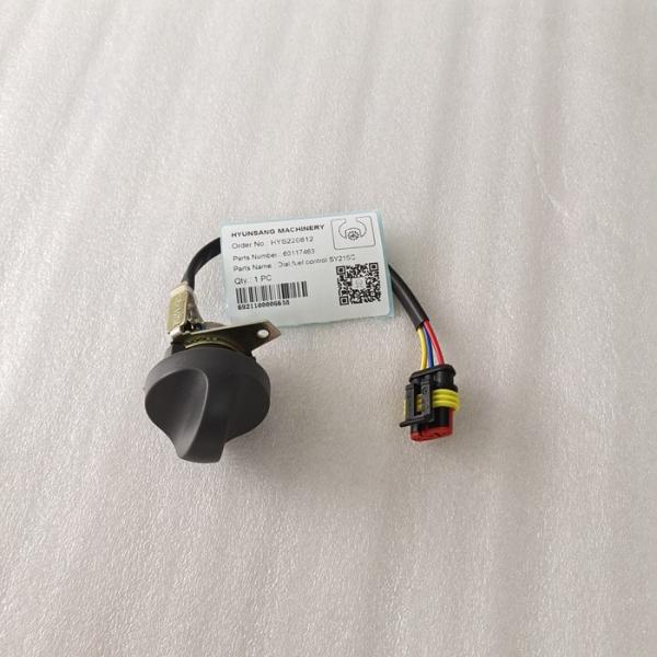 Части экскаватора дросселируют управление 60117463 топлива головки регулятора для SY215C