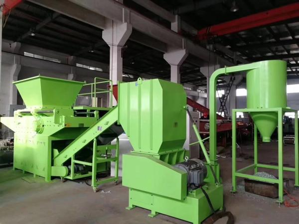 PE Pipe Plastic Recycling Extruder Machine , Non Metal Plastic Crusher Machine
