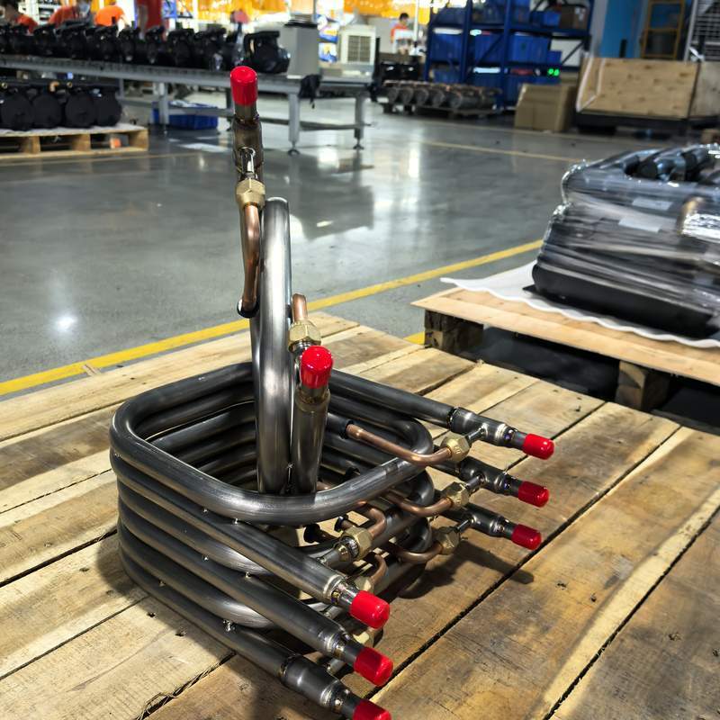 Customized Size Titanium TA1 Tube In Tube Heat Exchanger with 4kW Heat Capacity for Industrial Applications