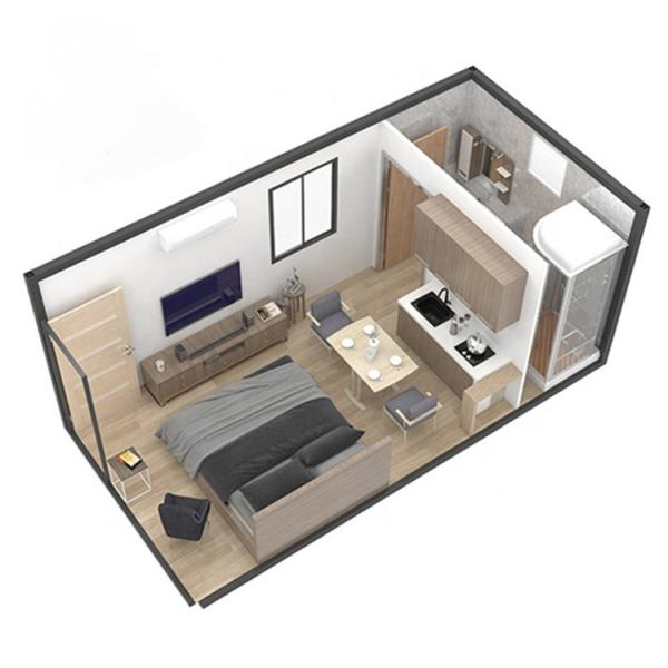20ft 40ft Detachable  Container Prefab Container House Prefab Modular House Shipping Container Home Prefabricated Module House