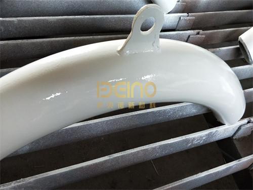Abrasion Resistant Ceramic Sleeve Lined Pipe Elbows Lithium Battery Wear-Resistant Ceramic Tubes