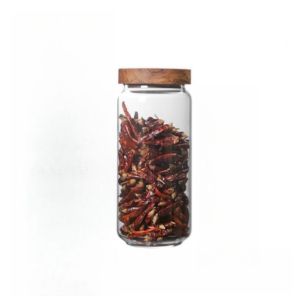 Large Capacity High Borosilicate Glass Storage Jar For Food Bean Spaghetti Coffee Bean