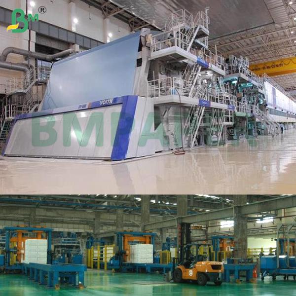 Eco - Friendly 100GSM White Kraft Paper Superior Stiffness & Durability for Bag Making