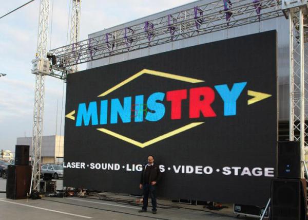 Ultra Slim P6.25 Commercial stage led screen wall 500 x 500mm