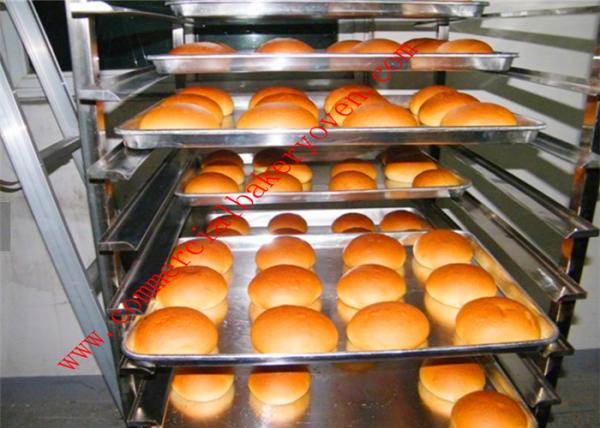 Bread Cake 16 Trays Gas Diesel Rotary Rack Oven Digital Control Long Life