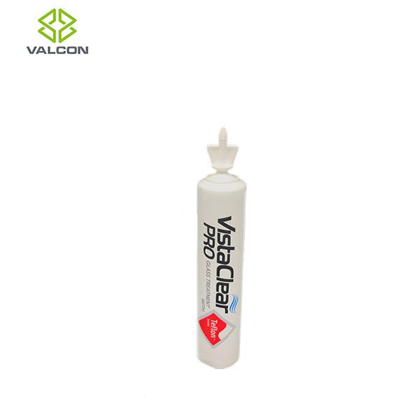 White Twist Off Empty Lotion Squeeze Tubes Customized For Glass Treatment