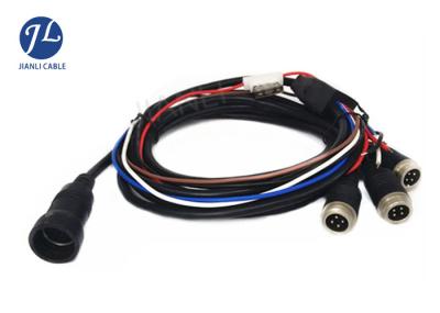 13 Pin To 4 Pin Mini Din Extension Cable For Car Video Recorder 4M-20M PU Jacket