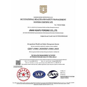 Jinan Huafu Forging Joint-Stock Co.,ltd. Certificaciones