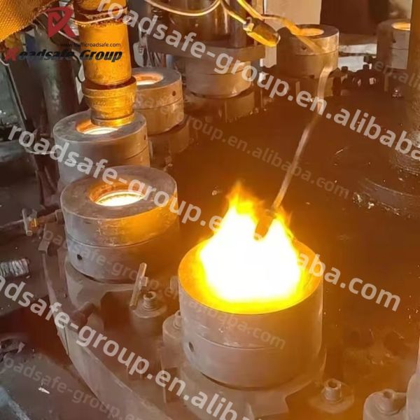 ROADSAFE Glass Road Stud Traffic Cat Eye Reflector Glass Warning Light Glow In The Dark Dock Lights Driveway Road Marker Light