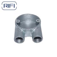 BS EN61386 Branch U Way 25 mm Junction Box Boîte de conduite en PVC en fer malléable