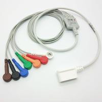 Cabo de GE Marqutte Rozinn Holter ECG para o cabo do tronco da ligação do registrador 7 de MC Holter do PROFETA de GE