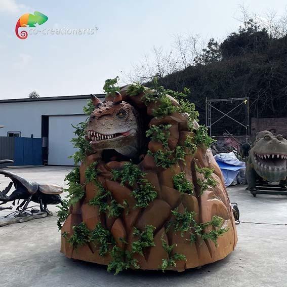Carnotaurus Animatronic dos dinossauros de Life Size Animatronic do fabricante para o parque de diversões jurássico