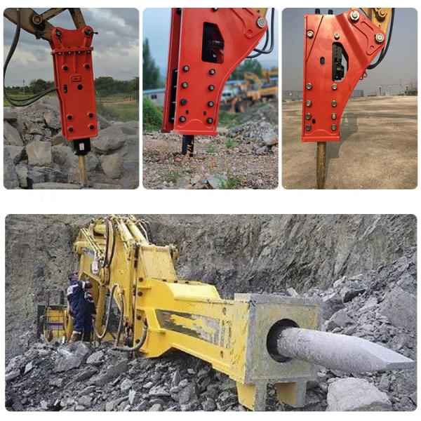 Оптовая продажа Диаметр68 100 140 185 мм Экскаватор высокочастотный бетон вибрация камень гидравлический разрывник машина Джек Хамм