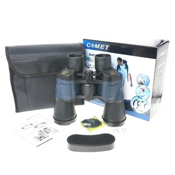 Large Binoculars 7X50 High Definition Telescope Low Light Night Vision Red Film Telescope for Bird Watching