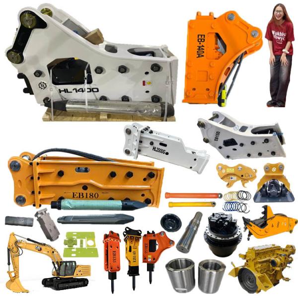 Jack Hammer Rock Breaker for Furukawa Standard Size Excavator Spare Part Box Open Top Side Hydraulic Hammer Breaker