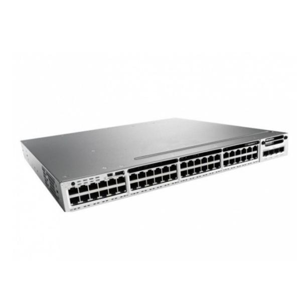 WS-C3850-48T-E Cisco Network Switch 48 Gigabit Ports IP Services and Industry Best-In-Class Power Management