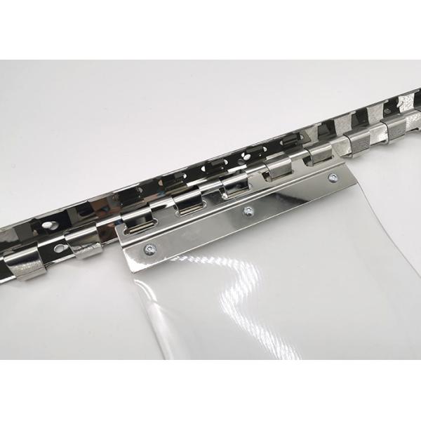 Металл вешалки 1m системы занавеса штемпелюя части для пластикового занавеса ясности Pvc прокладки